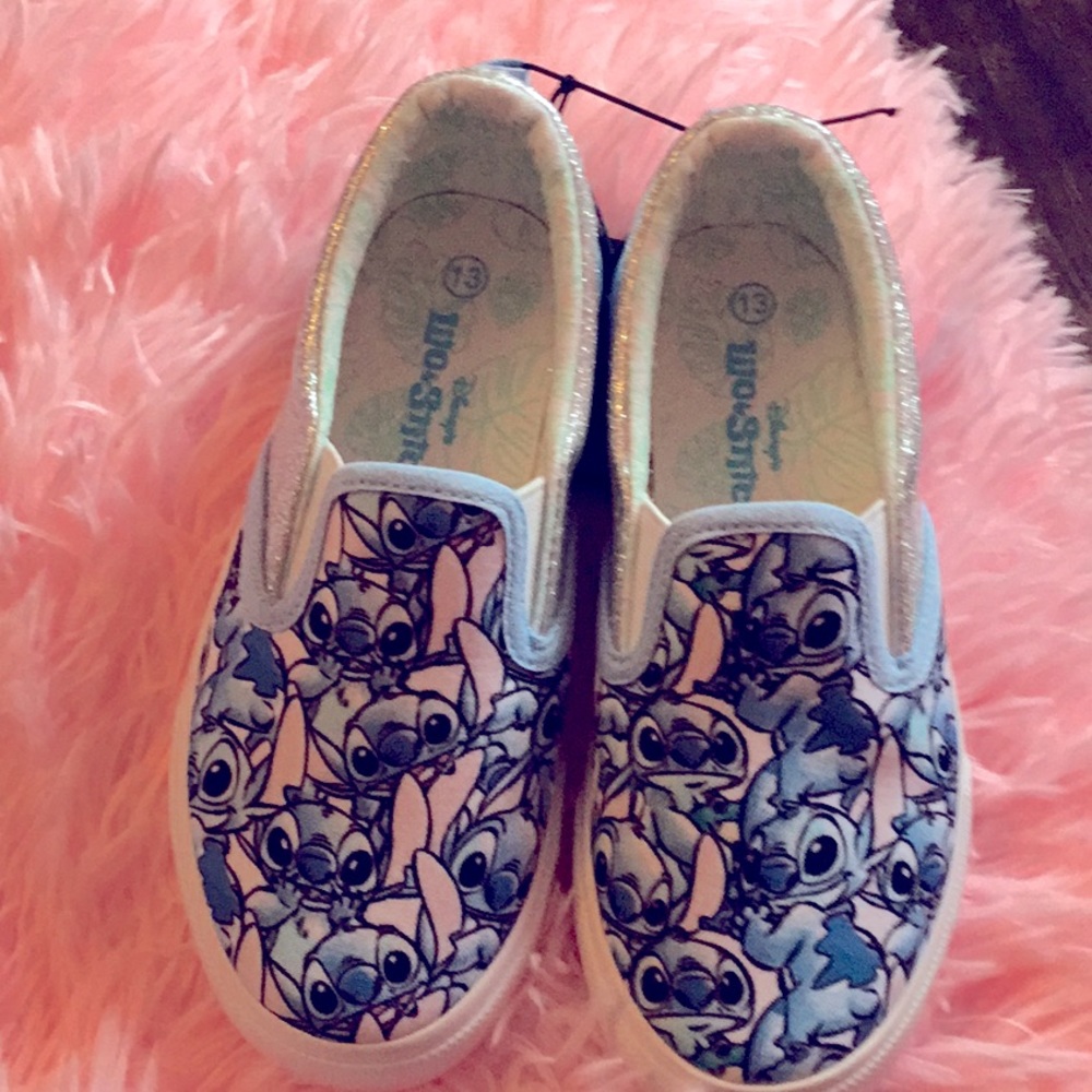 Disney Stitch girls sneakers NWOT Size 13